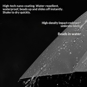 Three-fold Folding UV <b>Sunscreen</b> Advertising Umbrella with Printed Logo Black Rubber Dual-Purpose for Sunny & Rainy Days - Product Image 5