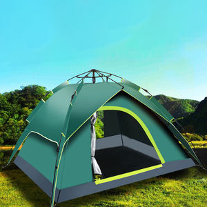 Tente d'extérieur portable et ultralégère pour voyage, dôme de camping pour 3 à 4 personnes, tente pop-up automatique de voyage, étanche, bon marché - Product Image 1