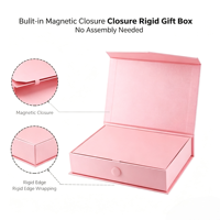 Boîte cadeau magnétique avec carte de vœux, boîte en carton rigide pour Noël, anniversaire, bijoux, cosmétiques, emballage de cadeaux de mariage