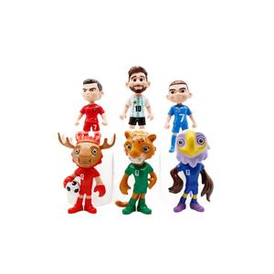 Figuras de Acción de Fútbol 3D de <span class=keywords><strong>Messi</strong></span>, Adornos, Accesorios para Coche, Pastel, Decoración de Mesa, Juego de Figuras de Acción, Regalos Personalizados al por Mayor - Product Image 6