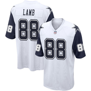Jersey Dallas Putih 2026 Kustom, Kaos Sepak Bola Amerika Jahitan Bordir, Seragam Pemuda, Pakaian Olahraga dengan Logo - Product Image 6