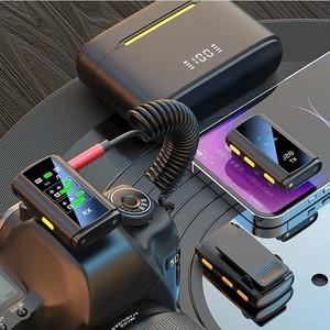 2,4G vlog J28 micrófono de solapa inalámbrico de larga distancia micrófono Lavalier inalámbrico Plug and Play pro micrófono portátil - Product Image 5