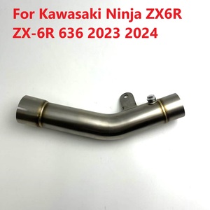 Tubo de Acero para Silenciador Original para <span class=keywords><strong>Kawasaki</strong></span> <span class=keywords><strong>Ninja</strong></span> <span class=keywords><strong>ZX6R</strong></span> ZX-6R <span class=keywords><strong>636</strong></span> <span class=keywords><strong>2023</strong></span> 2024 - Product Image 1