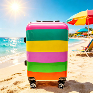 Factory Direct Luggage <strong>Rainbow</strong> Cartoon Hard Shell Spinner Trolley <strong>Suitcase</strong> 2Pcs Eco-Friendly BSCI Audited Bulk Wholesale - Product Image 4