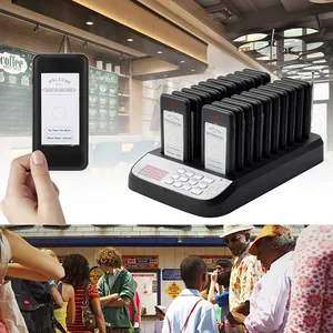 20 Panggilan Sistem Tamu Coaster Panggilan Sistem Antrian Pelanggan Pager Berkomunikasi Pager Paging Paging-Pencarian Lokasi Antrian Kelola Pager