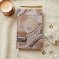 Journal de gratitude LABON Aesthetic Marble Starry Sky, carnet de réflexion quotidienne guidée, journal de bien-être, cadeau pour la santé mentale des femmes