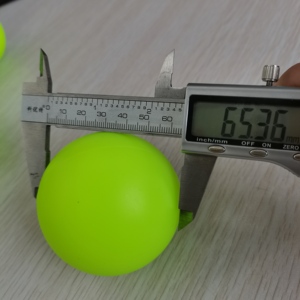 65mm tay Silicone tập thể dục bóng vật lý trị liệu Grip bóng cho ngón tay sức mạnh tập thể dục độ cứng 40 ° - Product Image 2