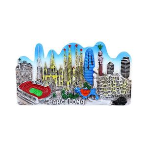 Nam châm tủ lạnh bằng nhựa và nhãn dán từ tính dành cho nhà thờ Sagrada Familia của Gaudi ở <span class=keywords><strong>Barcelona</strong></span>, Spa, kỷ niệm du lịch xuất khẩu ngoại thương - Product Image 5