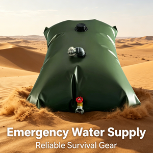 Serbatoio d'Acqua Pieghevole in PVC Rinforzato da 300 a 800L per Piccole Stazioni Antincendio e Stoccaggio d'Emergenza - Product Image 1