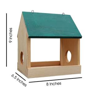 Tempat Makan Burung Kayu Solid JX Outdoor, dengan Desain Elegan, Kapasitas Cukup, Kokoh dan Tahan Lama, serta Harga Terjangkau - Product Image 4