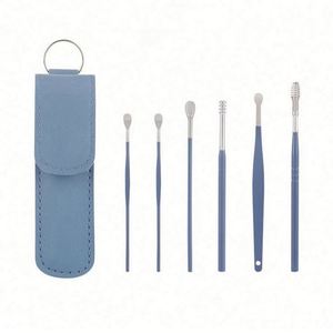 Juego de 6 Limpiadores de Oídos de Bambú, Diseño en Espiral, Ecológico, Fácil Eliminación de Cera - Product Image 6