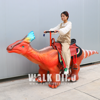 Dinosaur Park Family Facility Réaliste Animatronic Dinosaur Ride Walking