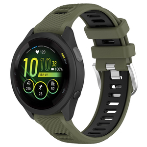 <span class=keywords><strong>Correa</strong></span> de Reloj de Silicona de Repuesto de Doble Color de 18 mm/20 mm/22 mm para Reloj Inteligente Garmin Forerunner 265/265S, Nueva Llegada - Product Image 4