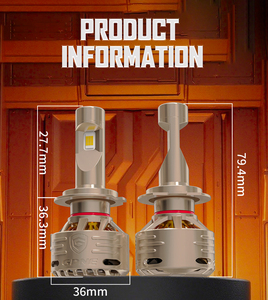 Ampoule GPNE E6 85W 9004 9005 H4 H7 Lumières LED Système d'éclairage automobile Phares LED pour voiture - Product Image 6