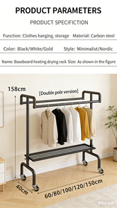 Calentador, Secadora <span class=keywords><strong>de</strong></span> <span class=keywords><strong>Ropa</strong></span> y Tendedero, Apto para Balcón, Sala <span class=keywords><strong>de</strong></span> Estar y Dormitorio - Product Image 2