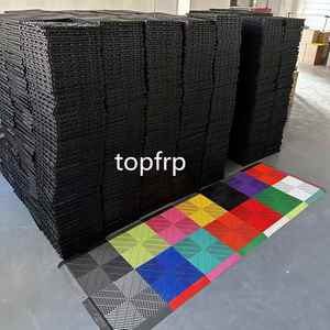 Haute qualité PP Garage interverrouillage plancher anti-dérapant en plastique Garage carreaux de sol pour voiture salle de lavage 4S voiture magasin - Product Image 5