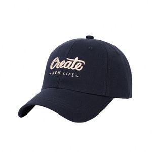 Casquette de baseball style américain en gros avec logo brodé 3D, visière incurvée vintage, chapeau en tissu à fermeture snapback, lettres imprimées, usage professionnel - Product Image 5