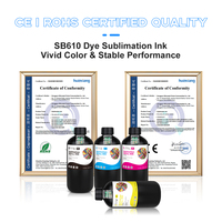1L 1000ml Recharge Encre blanche de sublimation SB610 pour TS100-1600 de TS55-1800 Mimaki avec puce