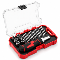 Jeu de tournevis de précision magnétique professionnel REEKE 15 pièces avec étui rigide, personnalisable OEM, garantie 3 ans pour la maison