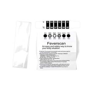 Hai quy mô feverscan Sticker ngay lập tức đọc sốt thử nghiệm tinh thể lỏng Dải nhiệt kế trán - Product Image 6
