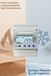 TuYa <span class=keywords><strong>WiFi</strong></span> Smart Energy Meter trifase a 3 fili e 4 fili telecomando con controllo tramite App Mobile - Product Image 5