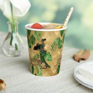 4oz 6.5Oz 8oz 10oz 12oz giấy ly thủy tinh đồ uống cho cà phê rượu vang có ga đồ uống có nắp đậy cho thực phẩm hộp giấy - Product Image 3