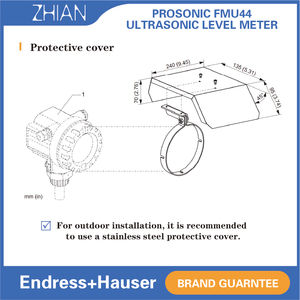 Medidor de Nivel Ultrasónico Endress+Hauser, Medidor de Nivel E+H FMU44, Detector de Nivel Ultrasónico - Product Image 2