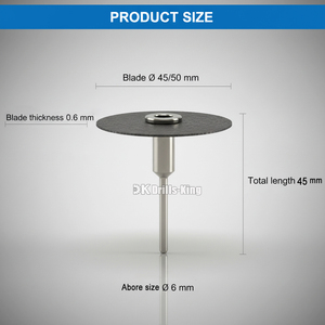 Disco da Taglio Ultra Sottile 50mm 2" Sinterizzato a Caldo, Lama Diamantata Sottile 0,6mm per Taglio Preciso di Piastrelle in <span class=keywords><strong>Ceramica</strong></span> e Porcellana - Product Image 5