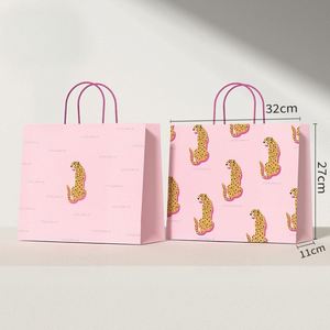 Custom Eco Friendly <b>Biodegradable</b> Brown Fast Food to Go Delivery Paperbag Restaurant Takeout <b>Packaging</b> Take Away Kraft Paper Bag - Product Image 1