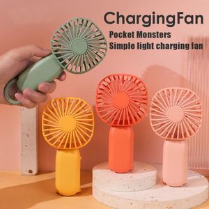 Ventilador de Mano Portátil de Plástico con Carga USB, Mini Ventilador de Verano para Exteriores con Logotipo Personalizado, Diseño Geométrico Moderno, Regalo Promocional - Product Image 2