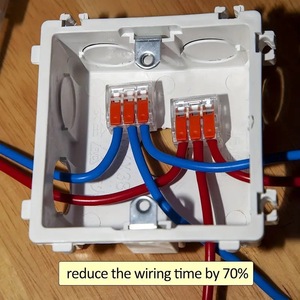 ชุดอุปกรณ์เชื่อมต่อสายไฟแบบก้านโยก 75 ชิ้น ขนาด 28-12 AWG สำหรับใช้งานข้ามประเทศ - Product Image 4