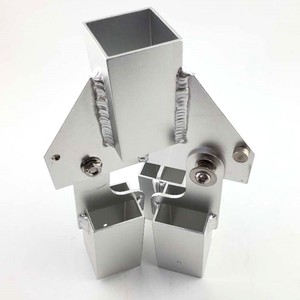 Support mécanique en tôle d'aluminium soudé sur mesure, pièces de quincaillerie de fabrication de tôlerie pliée - Product Image 1