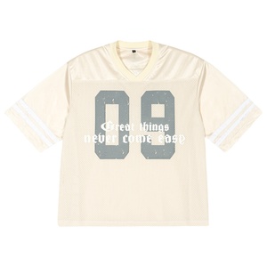 T-shirt décontracté à manches courtes pour homme <span class=keywords><strong>ETAI</strong></span>, coupe ample, avec motif lettres, en tissu mesh respirant, protection solaire, mode sportive estivale - Product Image 6