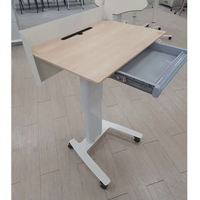 Pupitre mobile réglable en hauteur, pliable, pour réunion de direction, enseignant, bureau, école, salle de réunion, bureau