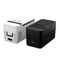 Réfrigérateur de voiture portable Pasetyane 15L, mini-congélateur électrique à compresseur 45W 12V 24V pour les voyages, le camping et les véhicules