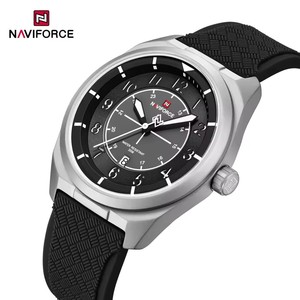 Reloj de Cuarzo NAVIFORCE 9281T con Correa de Silicona, Calendario, Relojes de Pulsera de Moda para Hombre, Reloj de Negocios Masculino, Relogio Masculino - Product Image 1