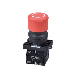 Plastic Aluminum IP65 10A <b>Button</b> Switch Designed for Easy Panel Cutting and Installation Into Thin-Walled Enclosure - Product Image 1