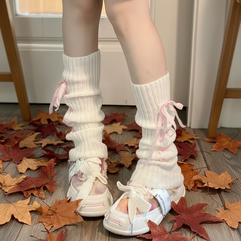 Cross Strap Socks Cute JK Women