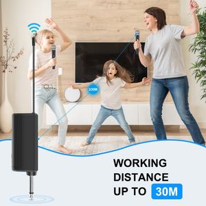 高品质PULUZ 1至<span class=keywords><strong>2</strong></span>，带发光二极管显示6.35毫米发射器无线麦克风 - Product Image 6