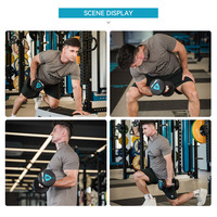 Dumbbell LIVEPRO Berlapis Poliuretan Canggih Grosir Peralatan Gym Dumbbell Multi Berat 2KG-50KG Baja CPU