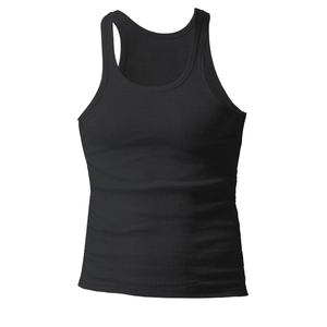 Débardeur Homme en Coton et Spandex Respirant, Tricoté, Ajusté, pour la Maison, le Sommeil, Décontracté, Sexy, Sans Manches, Musculation, Côtelé - Product Image 1