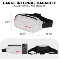 Sac banane en gros, logo personnalisé, sac de sport, sac de course, sac de taille imperméable, sac de poitrine, sac de hanche personnalisé