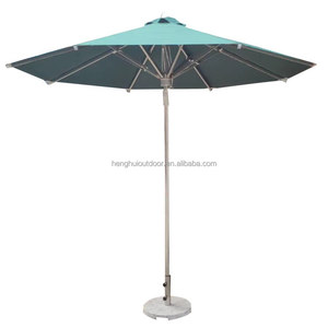 <span class=keywords><strong>Grand</strong></span> <span class=keywords><strong>parasol</strong></span> de luxe extérieur en <span class=keywords><strong>bois</strong></span> avec franges vert cyan, imperméable, pour chaise longue, table, plage, patio, jardin, hôtel - Product Image 2