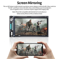GRANDnavi MP5 Stereo Mobil Universal Double Din Player Radio Mobil DVD Player Carplay Mirror Link 7 Inch Android Radio Mobil