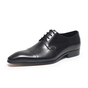 Zapatos Casuales de Cuero para Hombre, Estilo Británico Deportivo, Brillantes, Impermeables, con Cordones, para Otoño e Invierno - Product Image 6