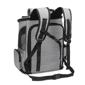 BSCI Factory Direct Manufacturer Expandeble Portable Pet Carrier <b>Backpack</b> Oxford Mesh Mochila <b>Cat</b> and Dog <b>Backpack</b> for Weekend - Product Image 5