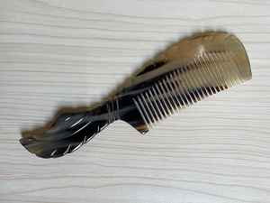 Handmade Buffalo Horn <b>Hair</b> <b>Comb</b> Smooth Wide Tooth Polished Natural Horn <b>Comb</b> <b>For</b> <b>Men</b> Women Reduces <b>Hair</b> Static & Promotes Shine - Product Image 6