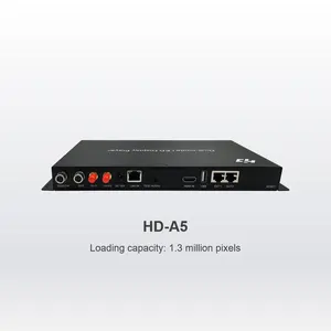 HD-A3 HD-A4 HD-A8 HD-A7 HD-A5แบบคู่4 in One ควบคุมกล่องเล่น huidu จอ LED เครื่องเล่นมัลติมีเดีย