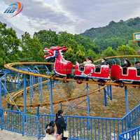 Manèges de parc d'attractions pour enfants à thème ludique, toboggan, montagnes russes Dragon à vendre