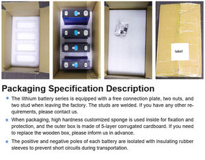 แบตเตอรี่ LiFePO4 คุณภาพสูง 3.2V 280Ah 314Ah เกรด A พร้อมส่งจาก PL 8000 รอบการใช้งาน สำหรับระบบกักเก็บพลังงานแสงอาทิตย์ภายในบ้าน - Product Image 6